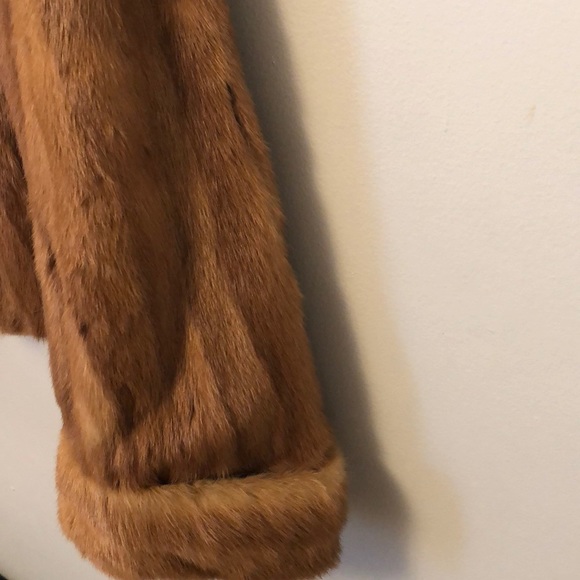 Mink Fur Coat Copper coloured - Picture 8 of 9
